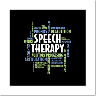 Speech Therapy Words - For Speech Language Pathologist Posters and Art